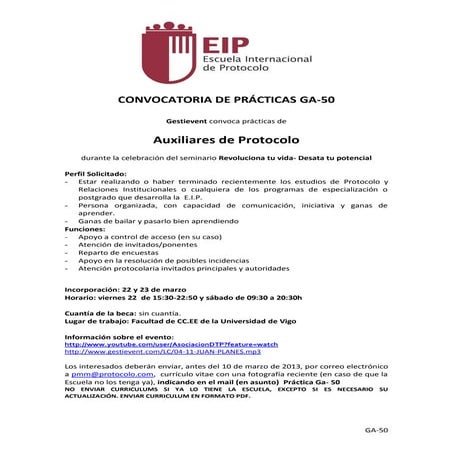 Práctica ga50 gestivent desata tu potencial