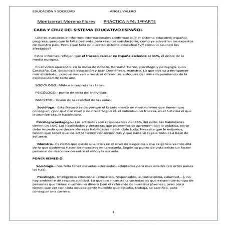 Práctica nº4 el fracaso escolar y los informes pisa