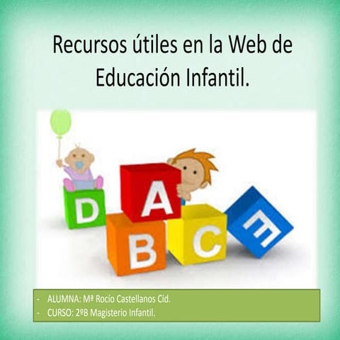 Práctica páginas infantil