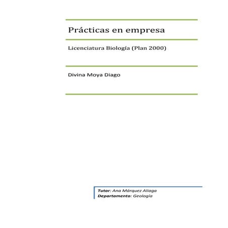 Prácticas en empresa
