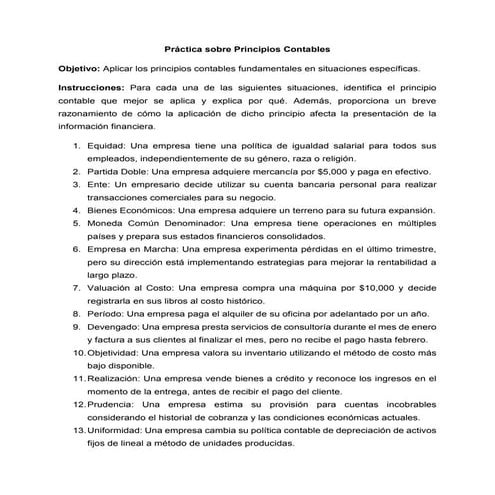 Los principios de la contabilidad | PPTX