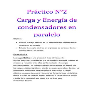 Práctico N°2 Sistema de Condensador...