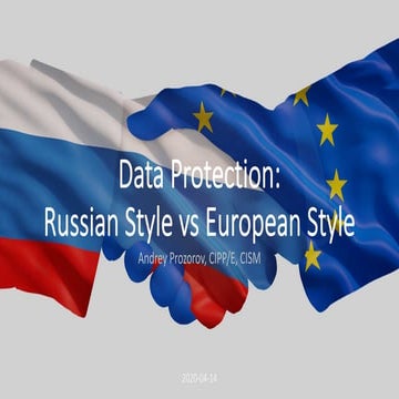 Data protection RU vs EU