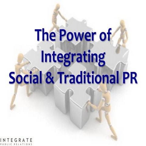 The Power of Integrating Social and Traditional PR