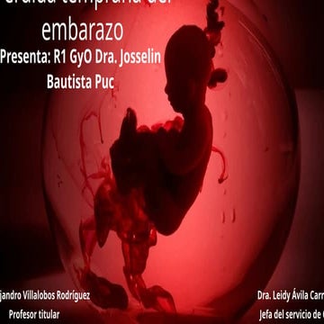 Pérdida temprana del embarazo, aborto pptx