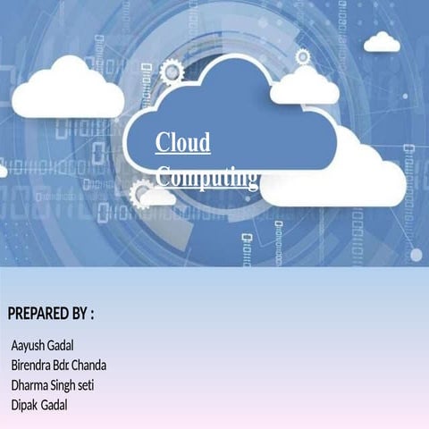 Cloud Computing | PPTX