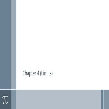 PreCalculusChapter4Limits.........................