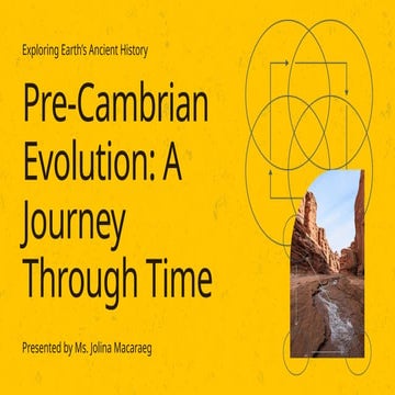 PRE-CAMBRIAN EVOLUTION POWERPOINT PRESENTATION.pptx