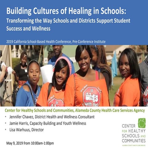 Building Cultures of Healing in Schools: Transforming the Way Schools and Dis...