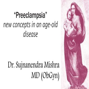 pathogenesis of Pre eclampsia