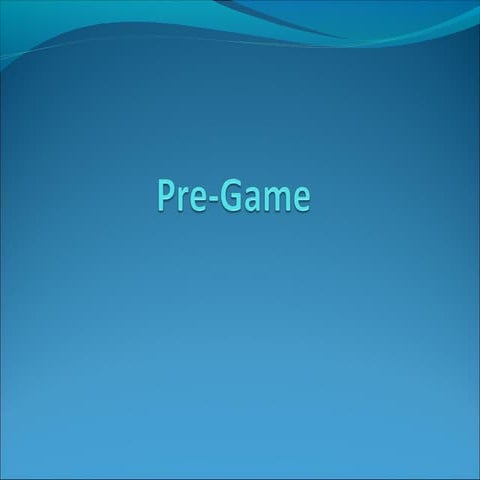 Pre-Game.ppt