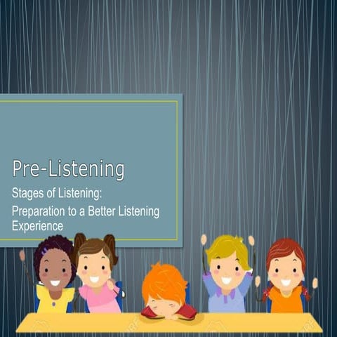 Pre-listening - Listening Strategy