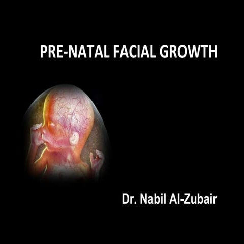 Pre-natal facial growth  Dr. Nabil Al-Zubair