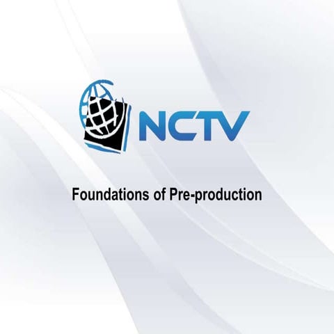 Foundations of Preproduction