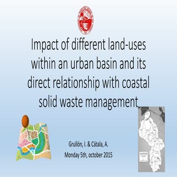 Pre proposal presentation on the impact of different land-uses within an urba...