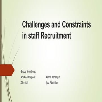 Pre 2nd sem recruitment hrm (1)