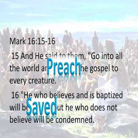 Preach To Save | PPTX