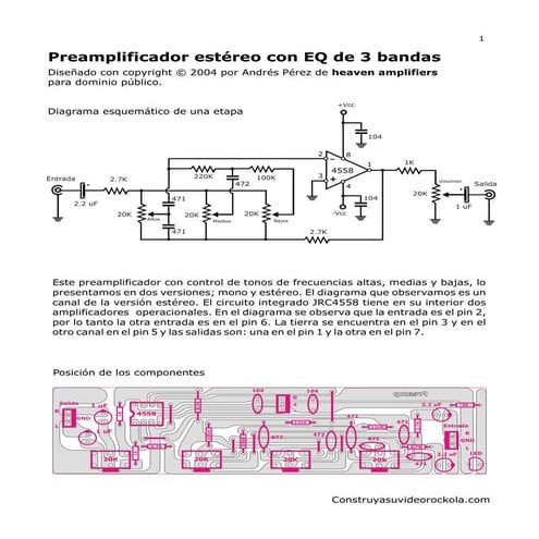 Preamp 3 bandas