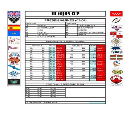 Gijon Cup 2012 - Prebenjamin