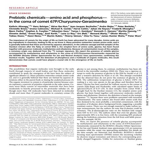 Prebiotic chemicals in_the_coma_of_comet_67_p_churyumov_gerasimenko