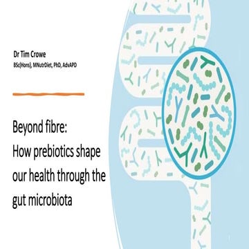 Beyond fibre: how prebiotics shape our health through the gut microbiota