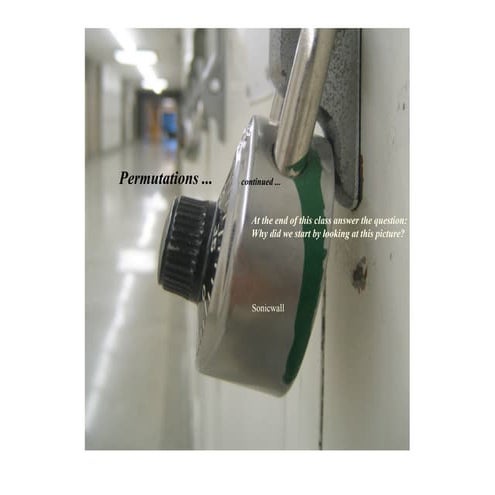 Pre-Cal 40S Slides November 27, 2007