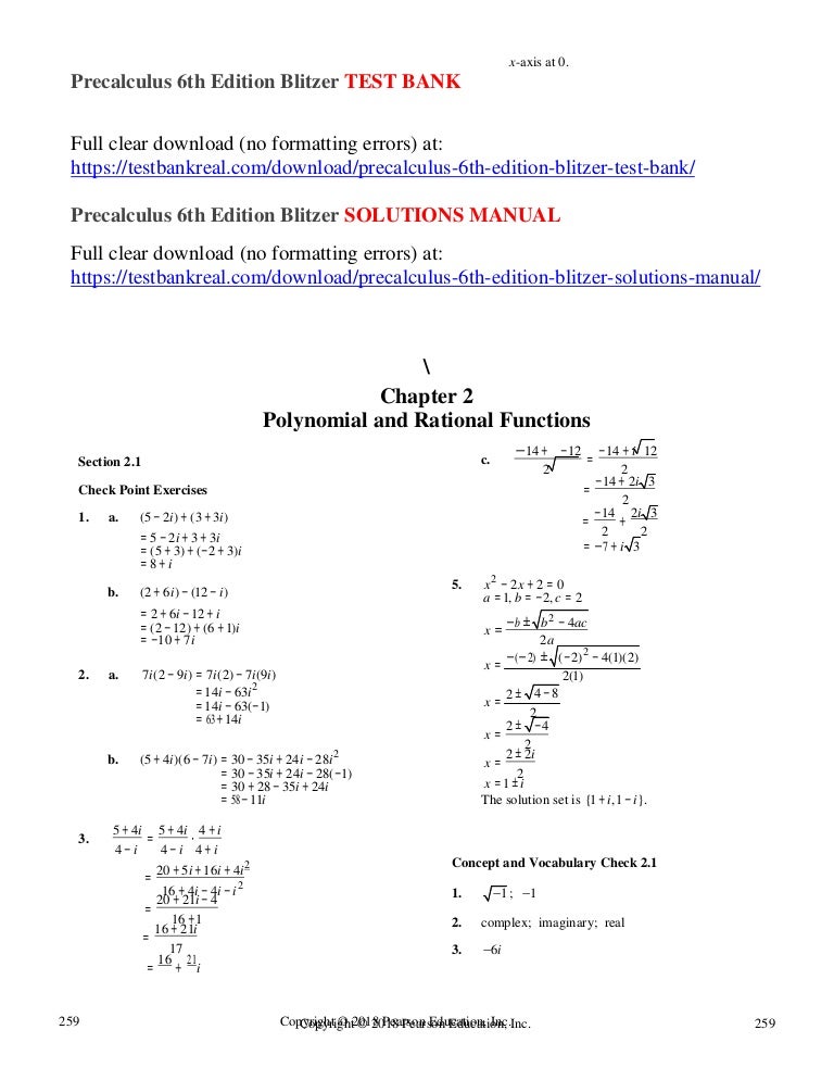 Precalculus 6th Edition