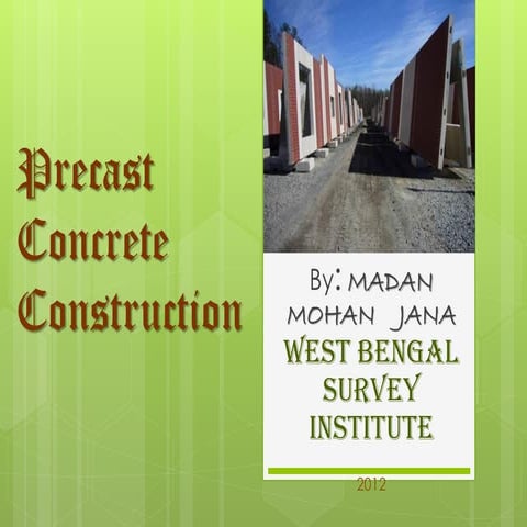 Precast concrete construction