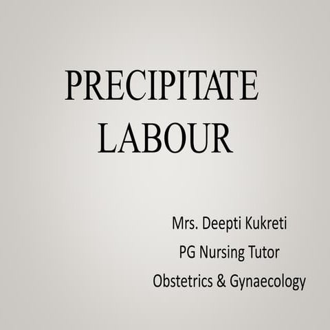 precipitate labour.pptx