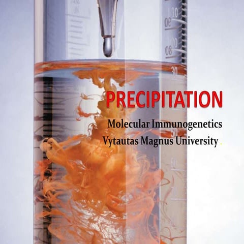 Precipitation reaction