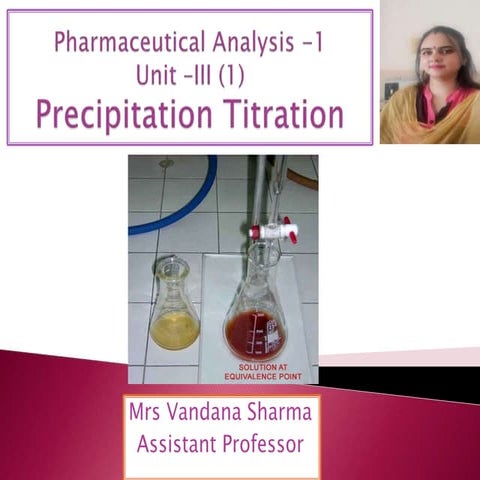 Precipitation titrations
