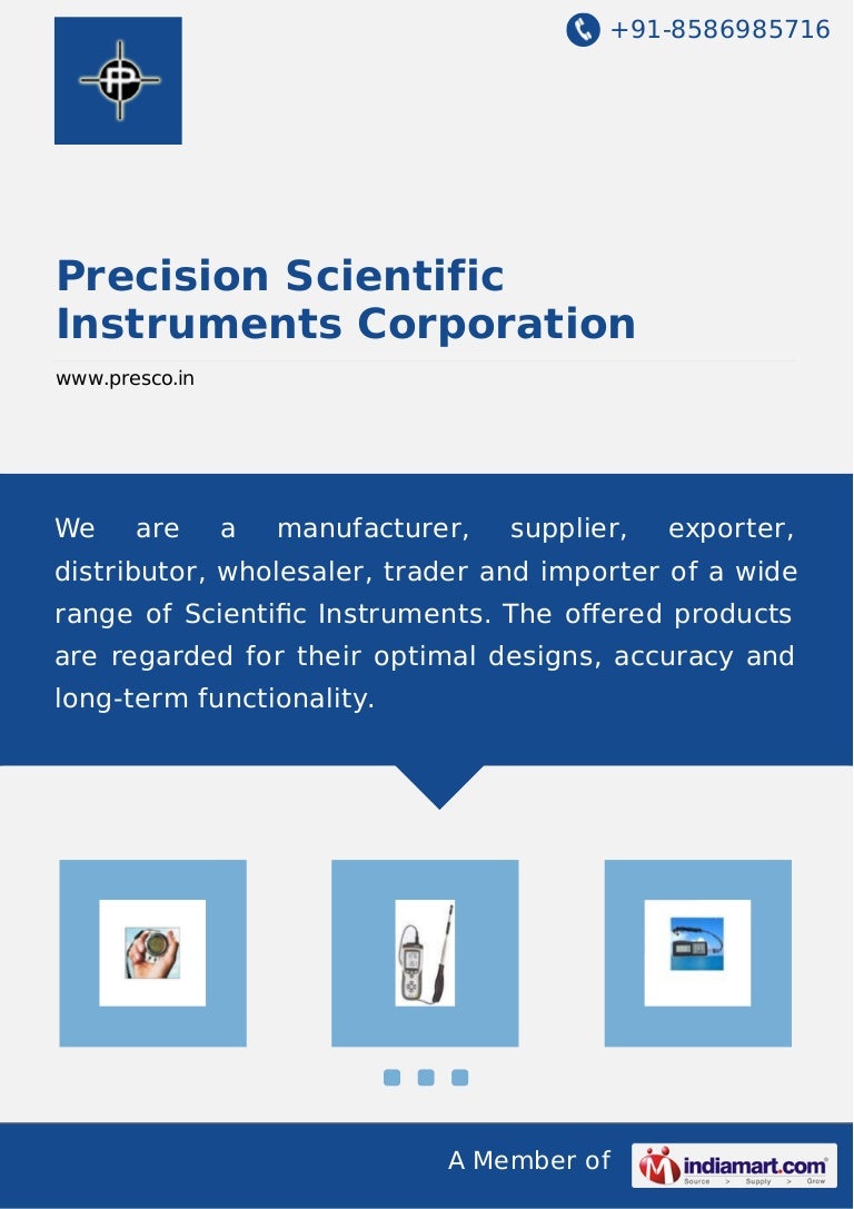 Precision scientificinstrumentscorporation