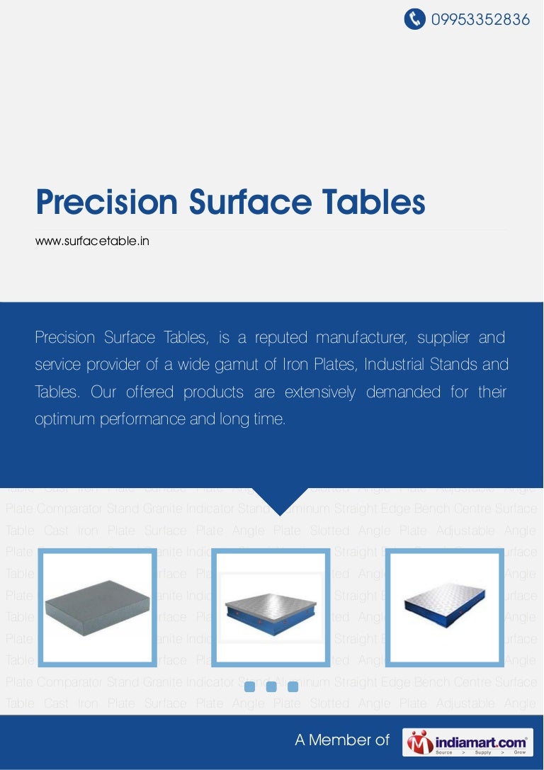 Precision surfacetables