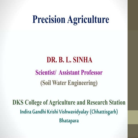 Precision agriculture (1)
