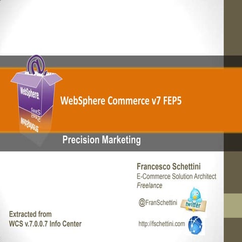 WebSphere Commerce Precision Marketing