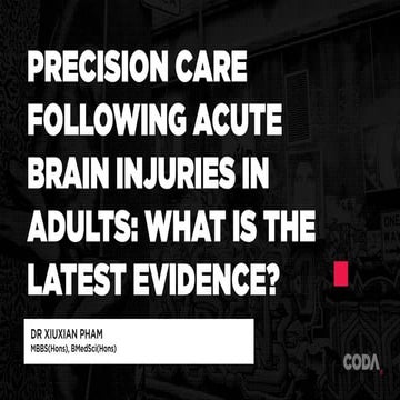 Precision Medicine in Acute Brain Injury