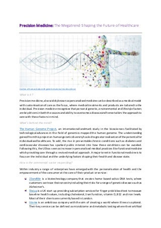 Precision medicine yvonne adebola 2018
