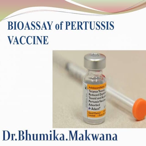 Pre clinical evaluation of pertussis vaccine (1)