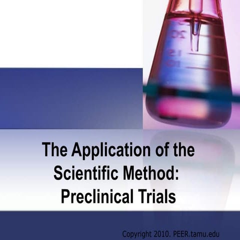 Preclinical trials