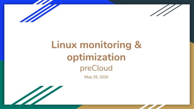 linux monitoring and performance tunning 