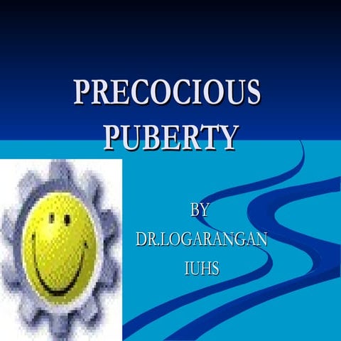 History Of Puberty: Normal And Precocious – TSMA
