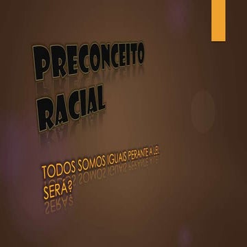 Preconceito Racial
