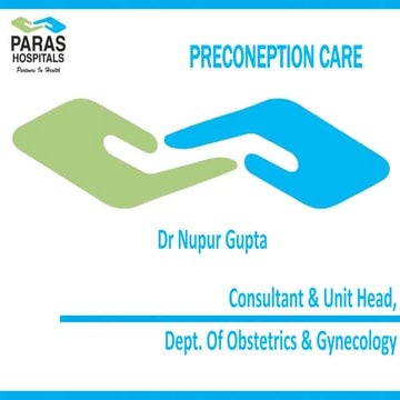 Preconeption care or Prepregnancy Care