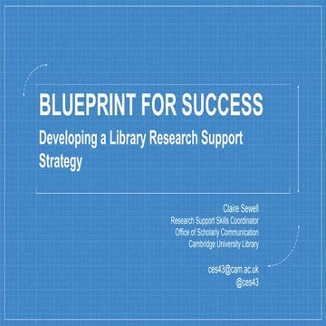 Blueprint for Success: Building a Research Support Strategy