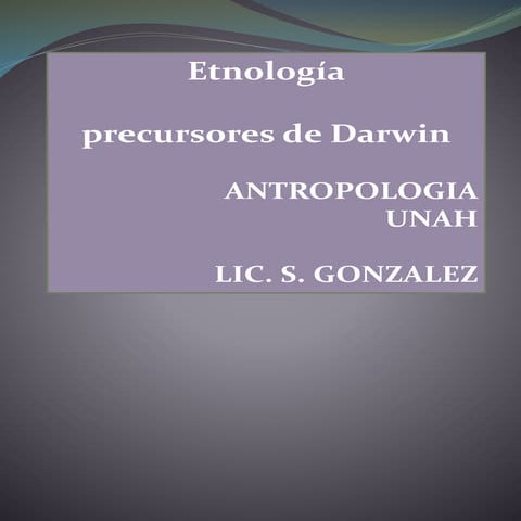 Precursores de darwin   evolucionismo