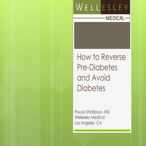 Pre diabetes presentation