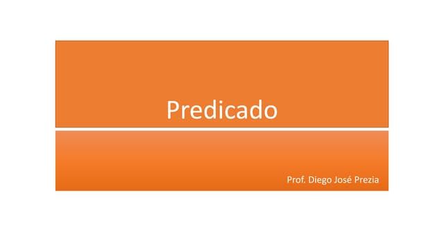 Predicado