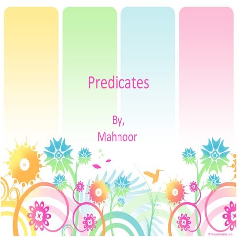 Predicate 