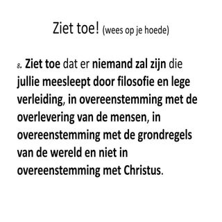 Predicatie van 21 12-14