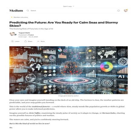 Predicting the Future_ Are You Ready for Calm Seas and Stormy Skies_ _ by Yog...